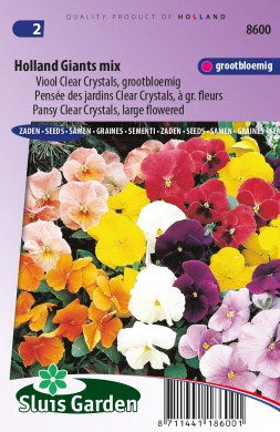 Viool Clear Crystals, Holland Giants mix